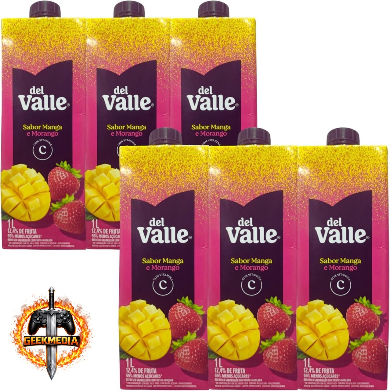 Del Valle Nectar Manga e Morango 1L