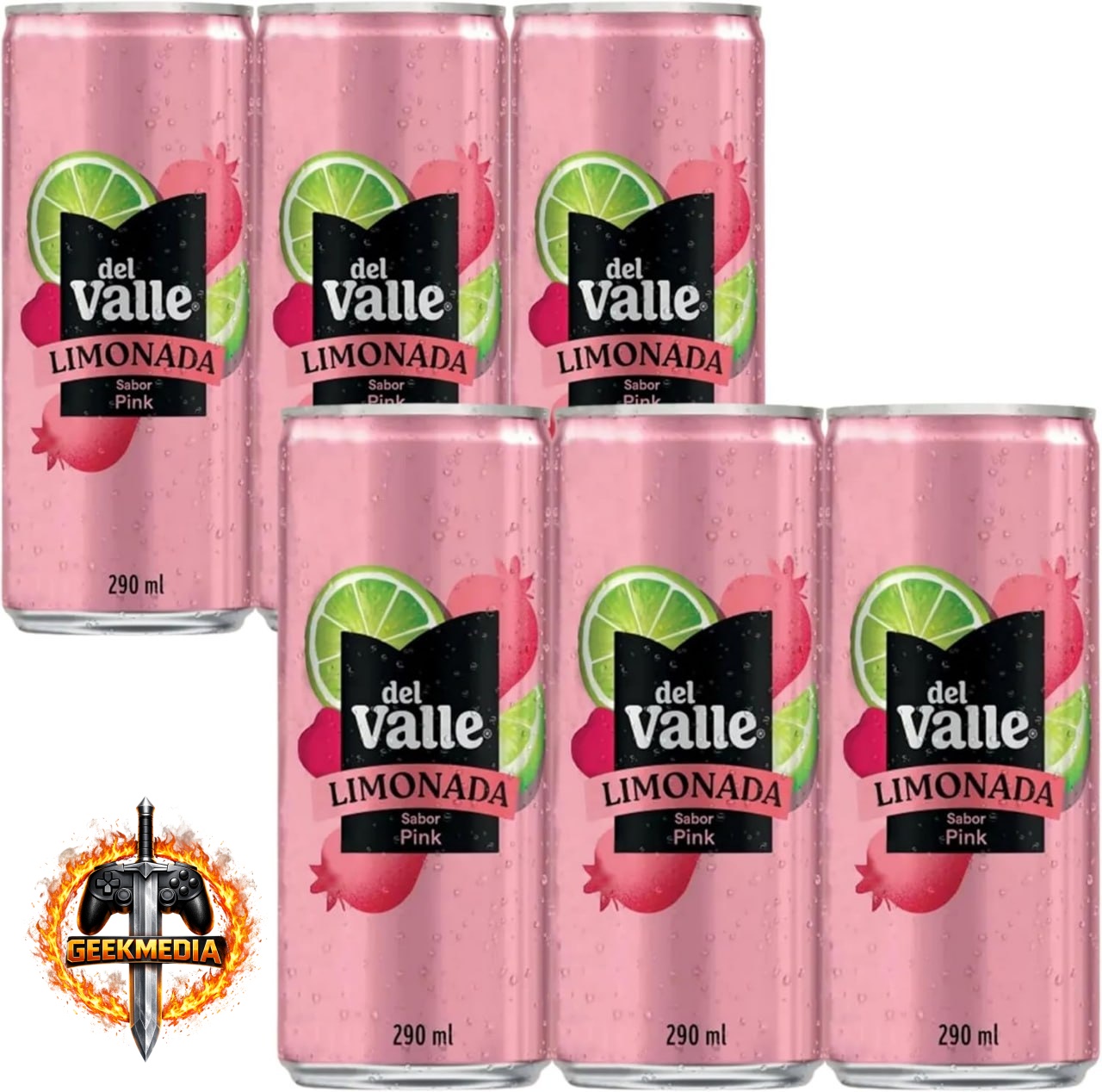 Del Valle Limonada Pink LT 290ml
