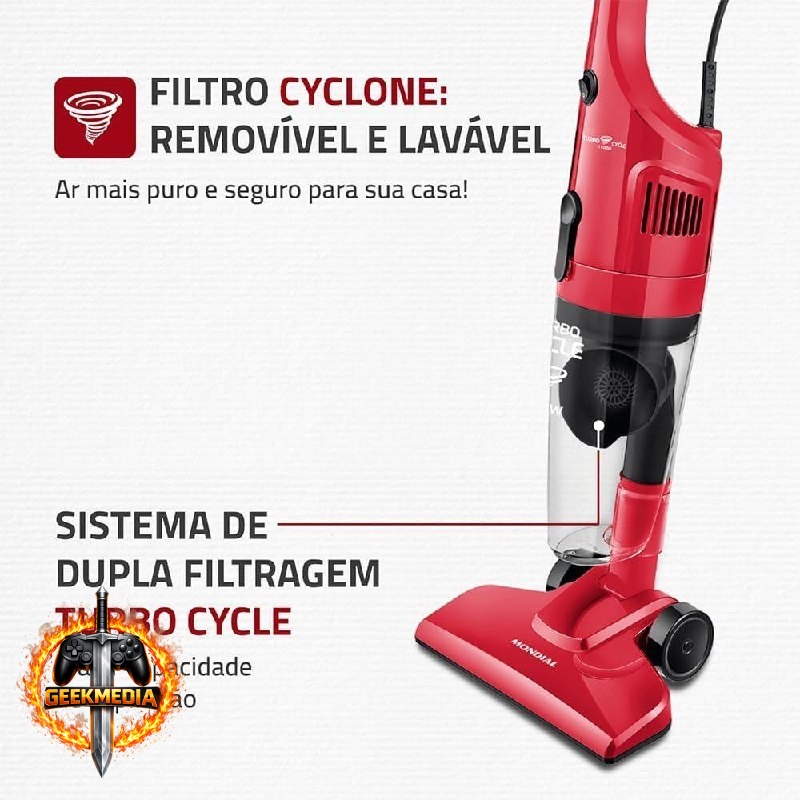 Aspirador de Pó Mondial Turbo Cycle 1100W 110V