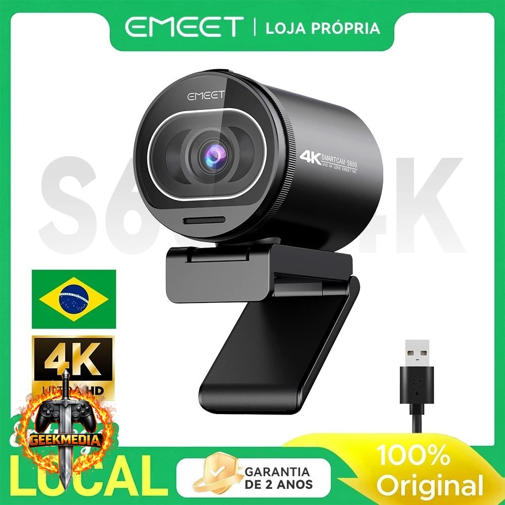 4K Webcam S600 Streaming Camera EMEET