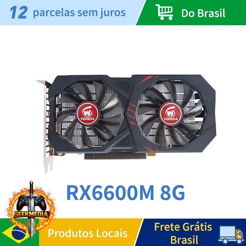 Placa Gráfica Veineda RX6600M 8GB