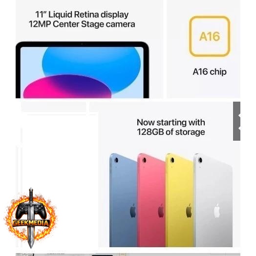 Apple iPad 11ª Geração A16 128GB Wi-Fi
