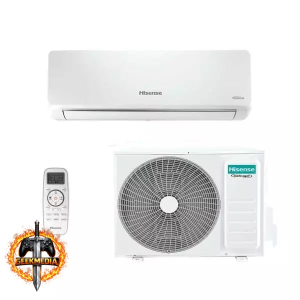 Ar Condicionado Split Inverter Hisense R-32 Hi-wall 9000 Btus Quente e Frio Wi-fi 220v
