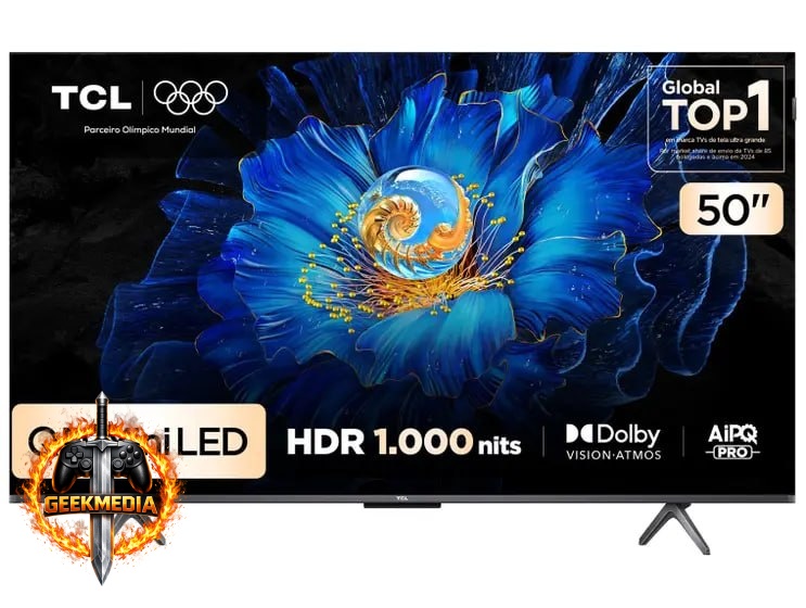 TCL 50" 4K UHD Miniled C6KS - Google TV 2025