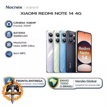Celular Xiaomi Redmi Note 14 4G 128gb