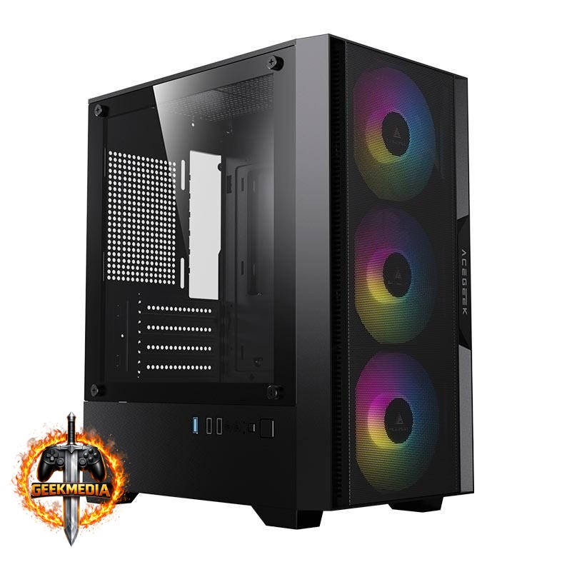 Gabinete Gamer Acegeek Stratus Mesh