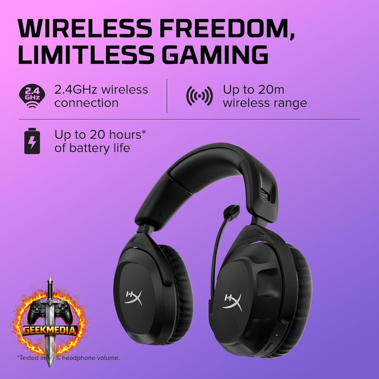 Headset Wireless HyperX Cloud Stinger 2 DTS 20H