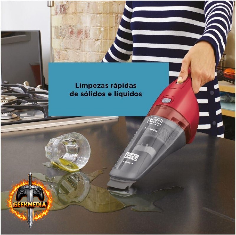 Aspirador de Pó e Água Portátil BlackDecker APB3600 Bivolt
