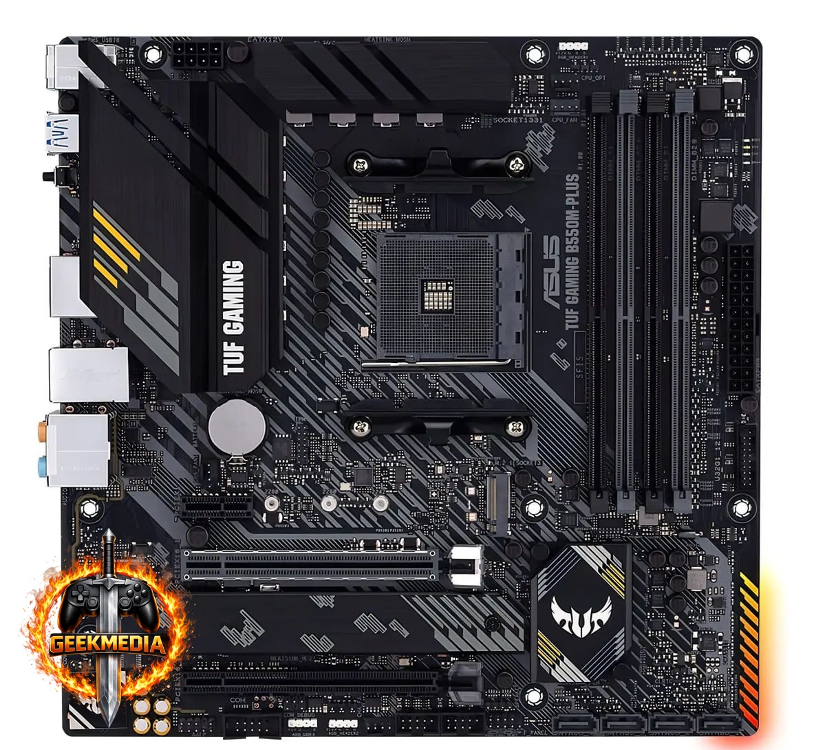 Placa-mãe Asus P/AMD AM4 B550M-PLUS TUF Gaming