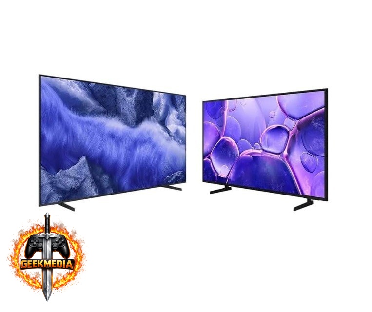 Samsung Combo Vision AI TV 65" QLED 4K QEF1 2025  Samsung Smart TV 43" Crystal UHD 4K U8100F 2025