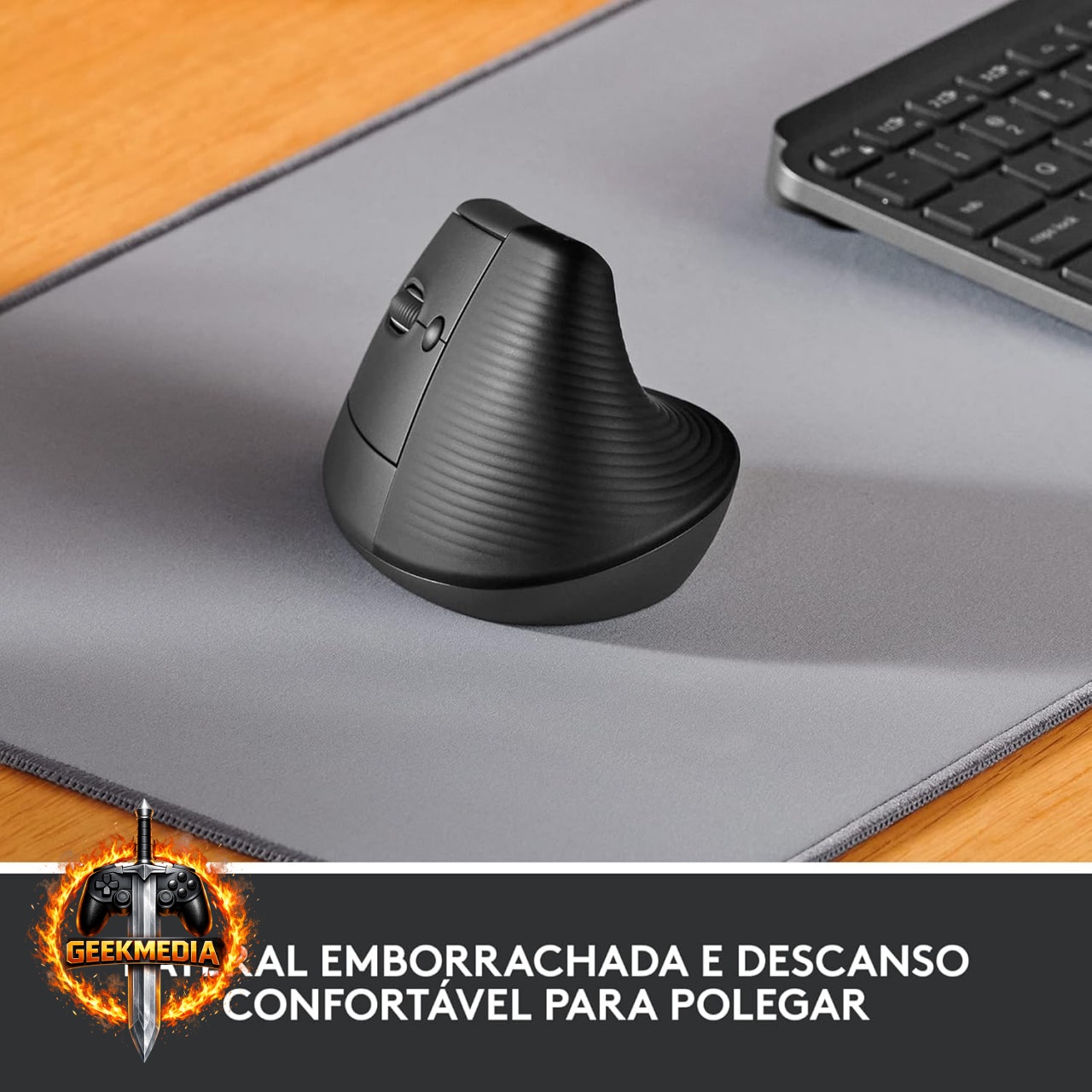 Logitech Lift Left Vertical - Mouse Ergonômico Canhoto