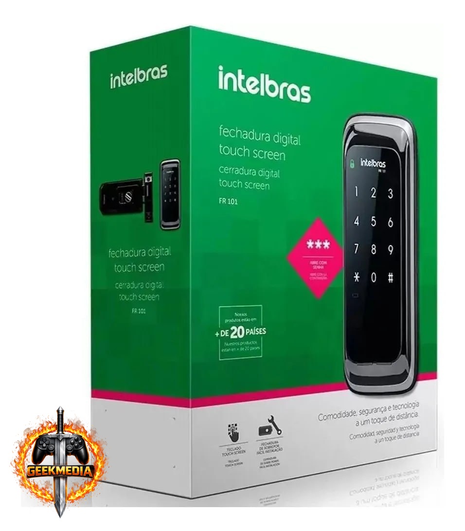 Intelbras FR101 - Fechadura Digital - Preto