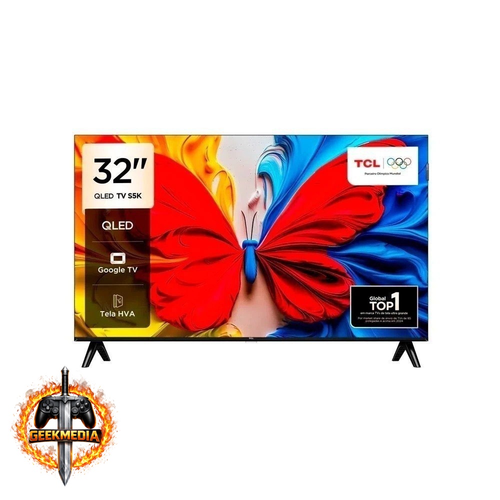 TCL Smart TV 32 Polegadas HD QLED