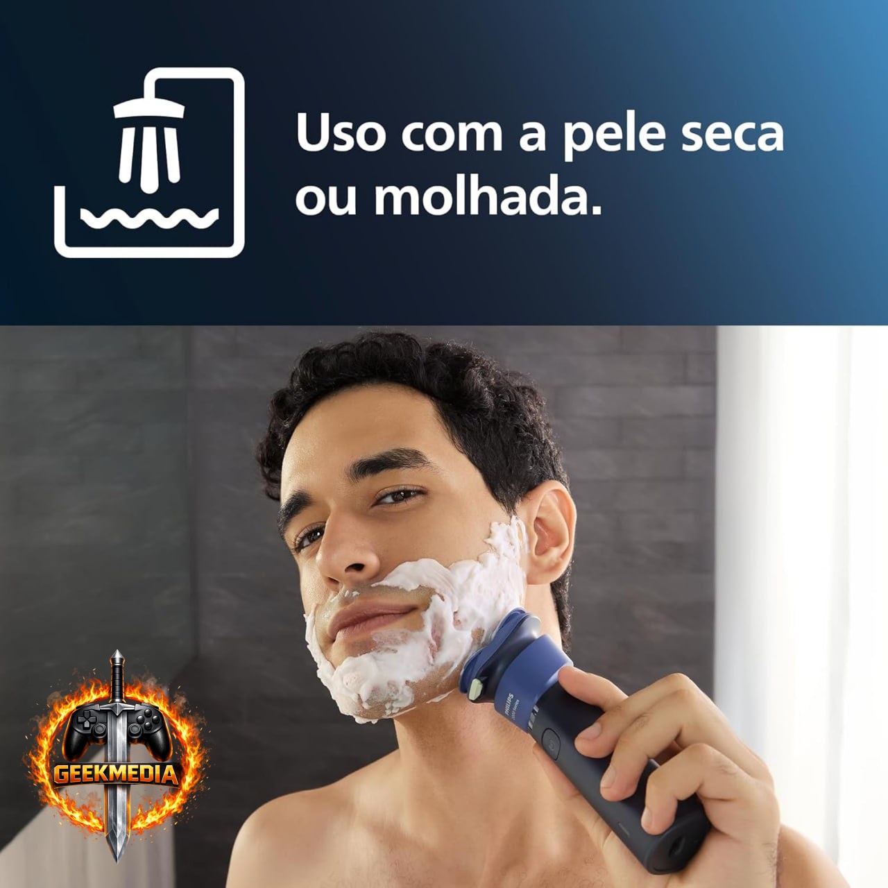 Philips Shaver Série 1000 3D S1885/00 - Barbeador Elétrico 3D