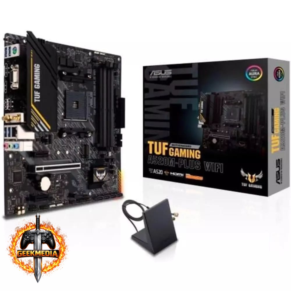 Placa Mãe ASUS TUF Gaming A520M-PLUS WiFi