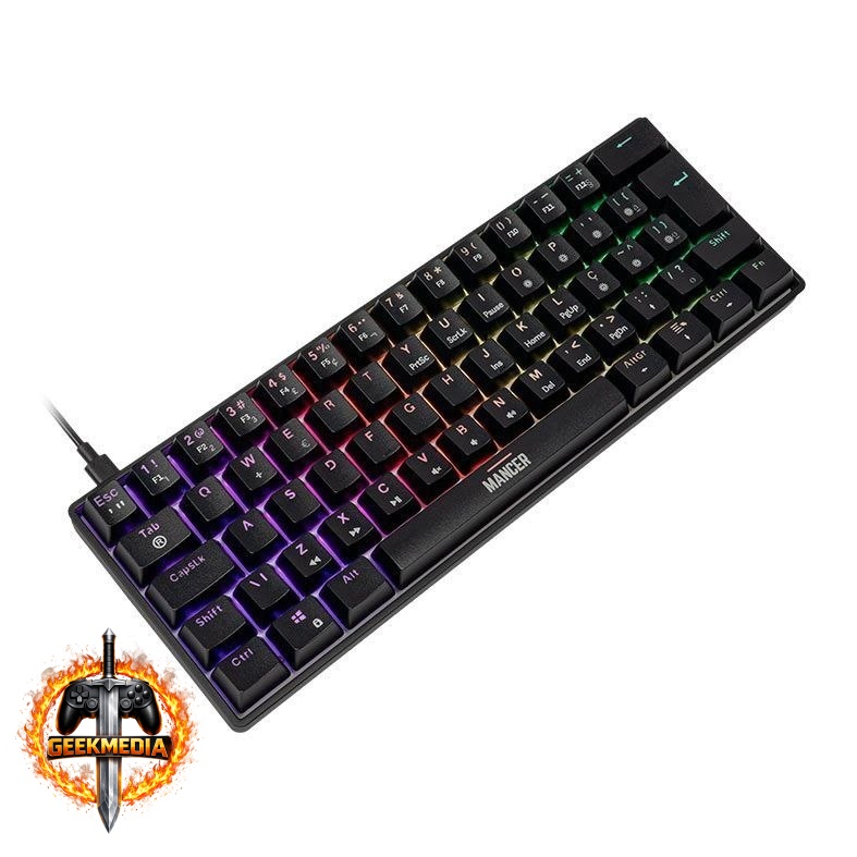 Teclado Mecanico Mancer Tharix Rainbow ABNT2