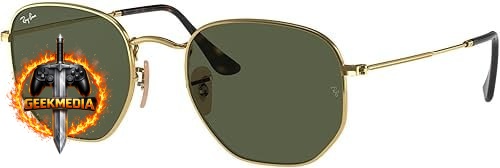 Ray-Ban Hexagonal 0RB3548NL 001 - Tam 54
