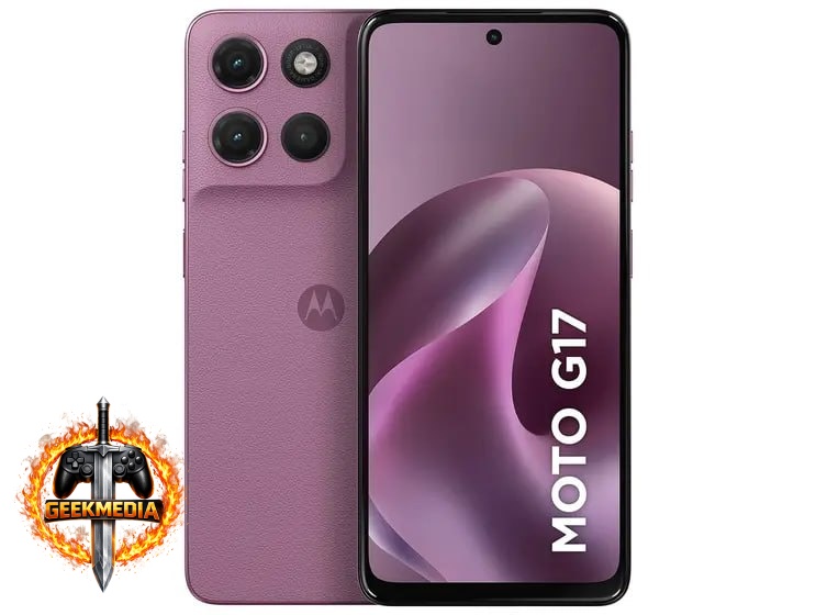 Motorola G17 256GB 12GB RAM - Câmera Tripla 50MP - Rosa