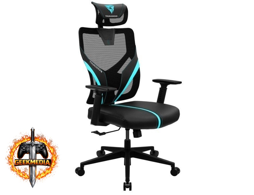 Cadeira Ergonômica Yama1 Ciano ThunderX3