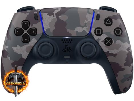 Controle Sony DualSense PS5 Sem Fio Gray Camuflado