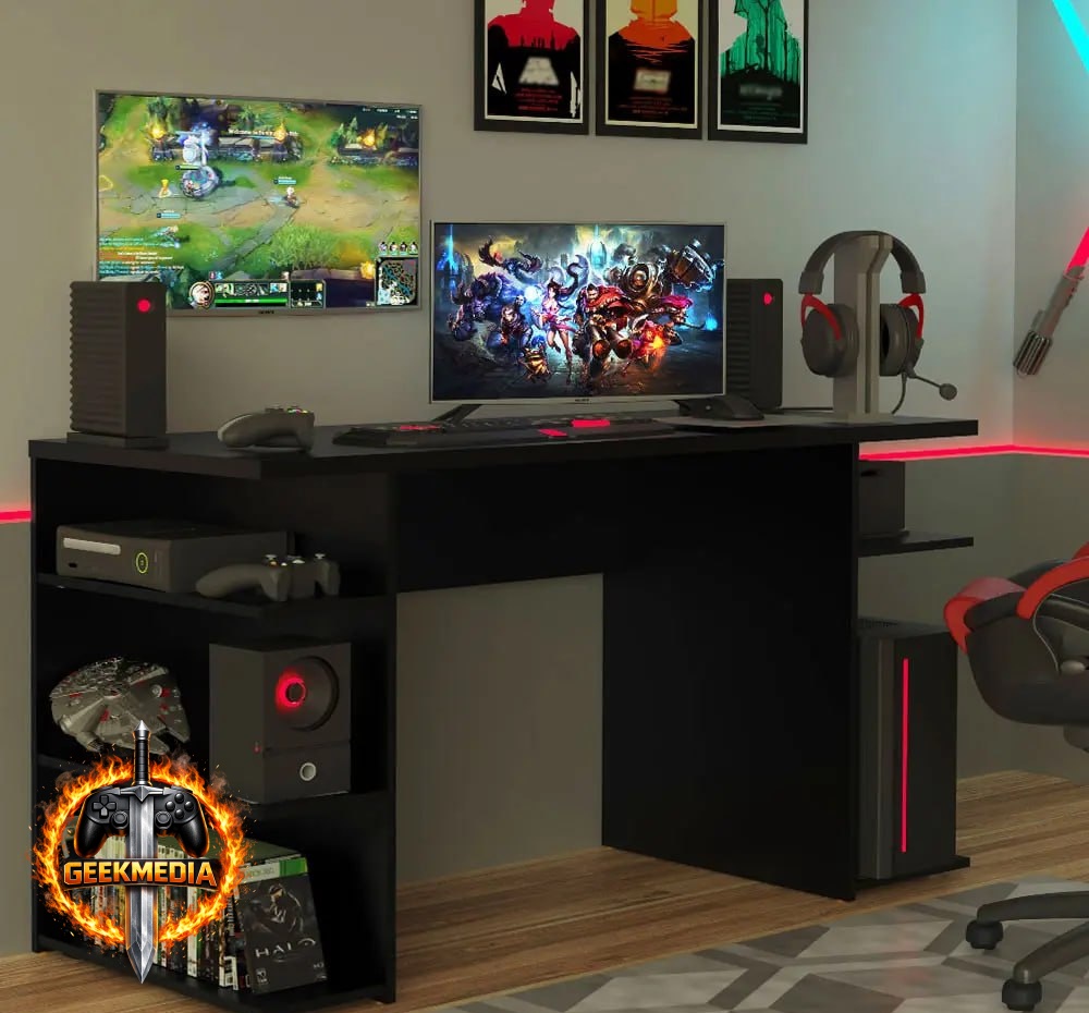 Mesa Gamer Madesa 9409 - Preto
