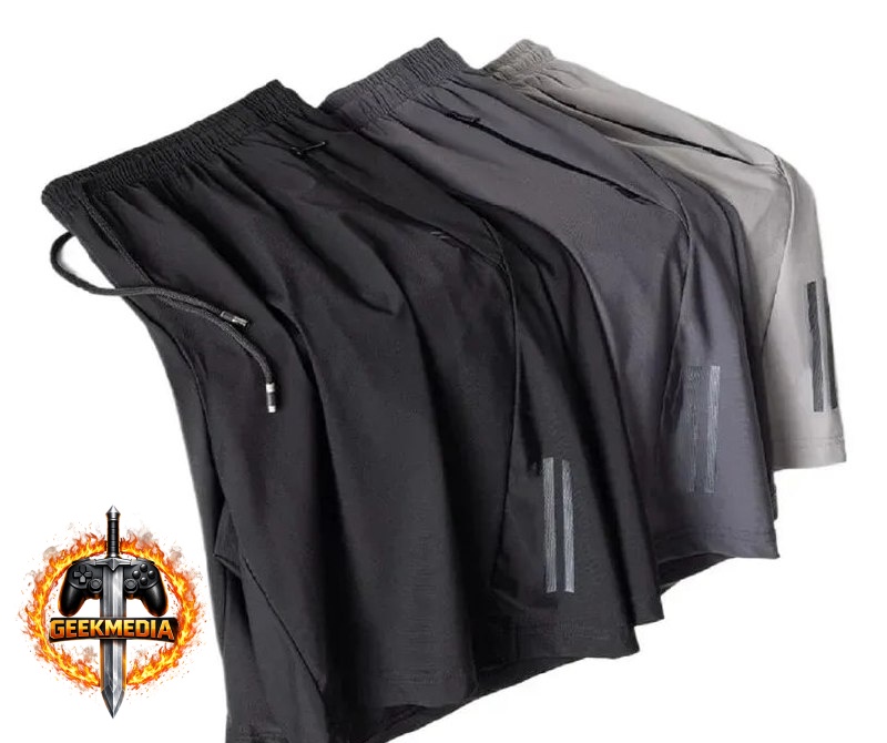 Kit 3 Bermuda Masculina Importada Seda Secagem Rápida