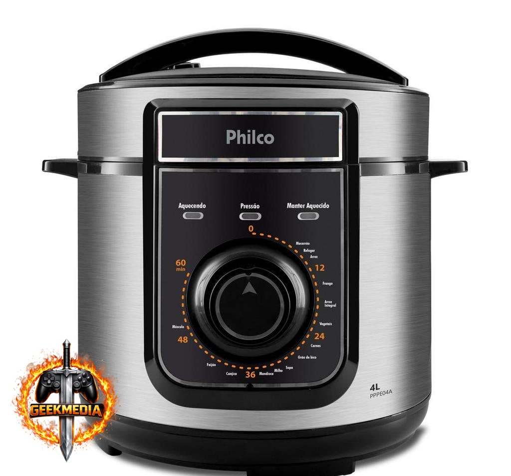 Panela de Pressão Elétrica Philco 4L 14 funções PPPE04A