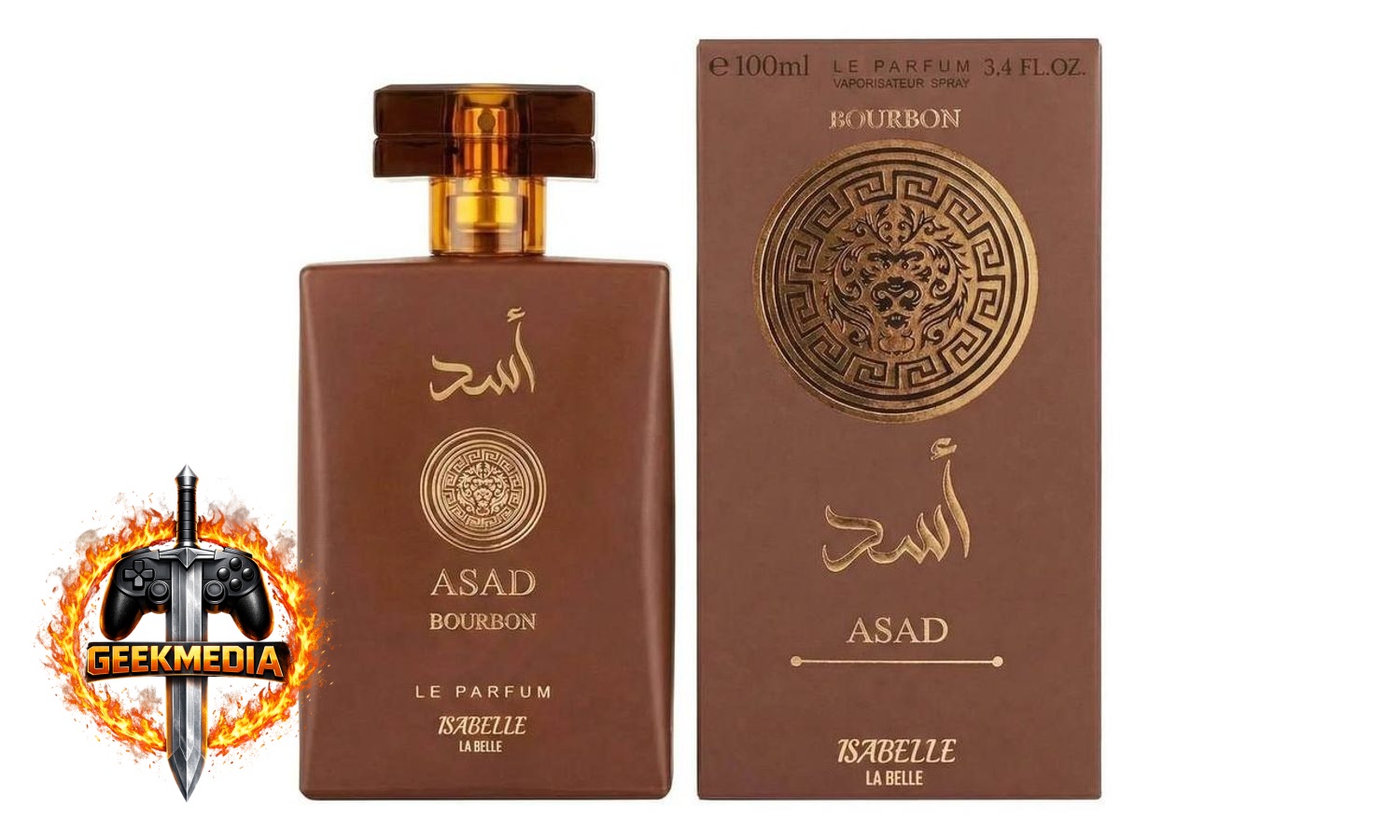 Perfume Masculino Amadeirado Asad Bourbon 100ml Isabelle La Belle