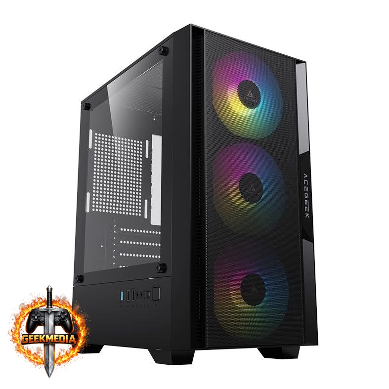 Gabinete Gamer Acegeek Stratus Mesh