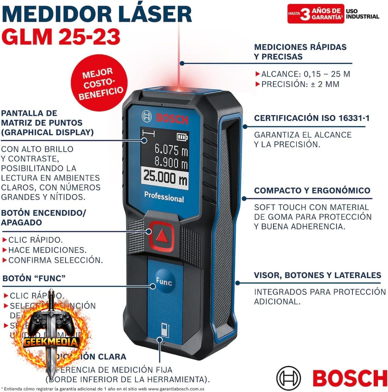 Bosch Trena Laser GLM 25-23