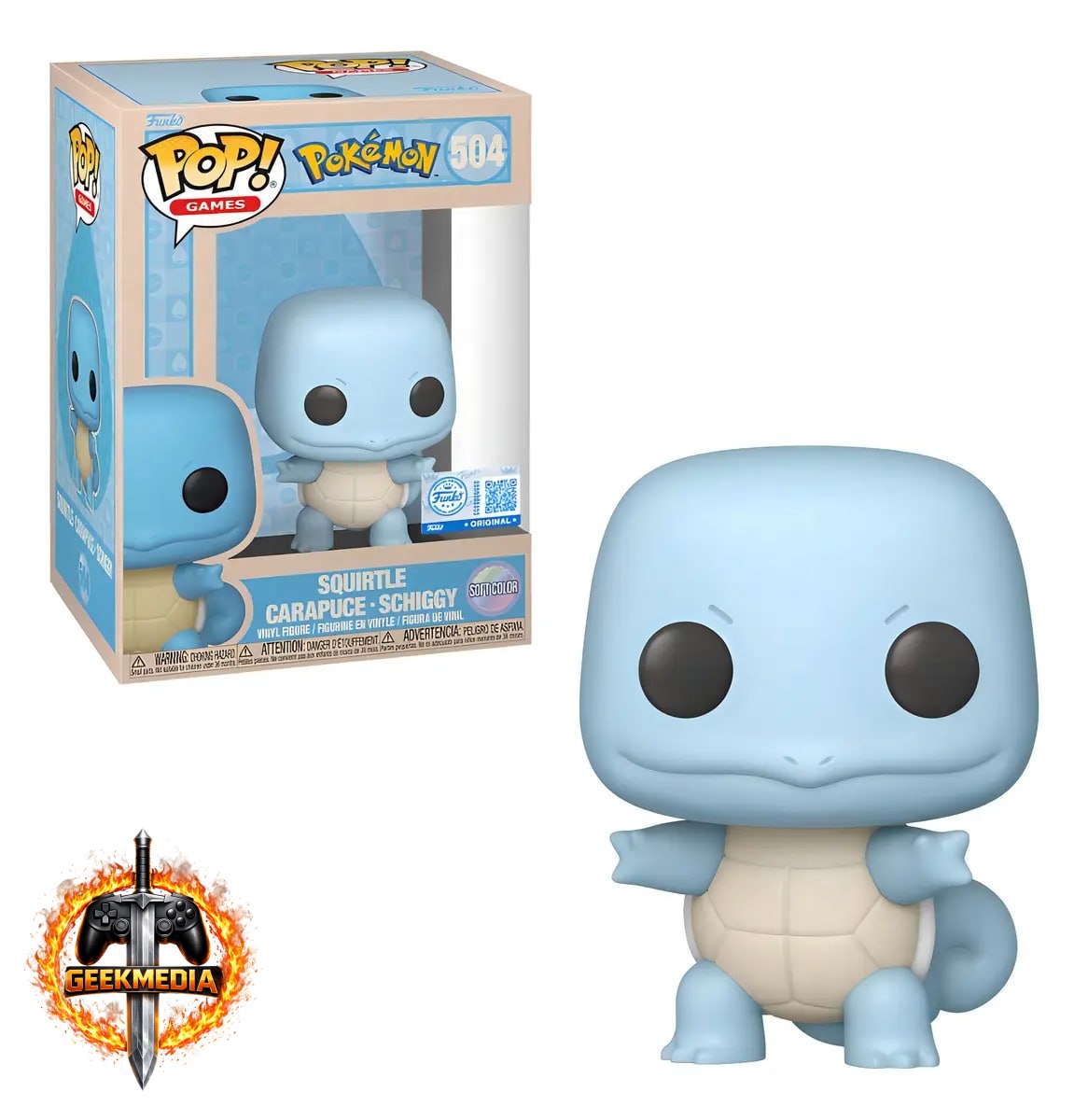 Boneco Funko Pop! Pokémon - Squirtle