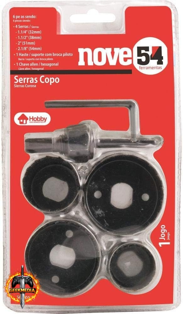 Jogo De Serras Copo Nove54