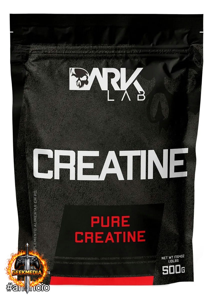 2x Creatina Monohidratada Pura 500g Dark Lab