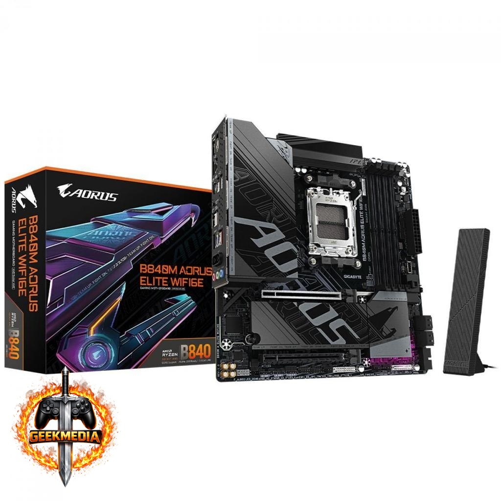 Placa Mãe Gigabyte B840M AORUS Elite WIFI6E