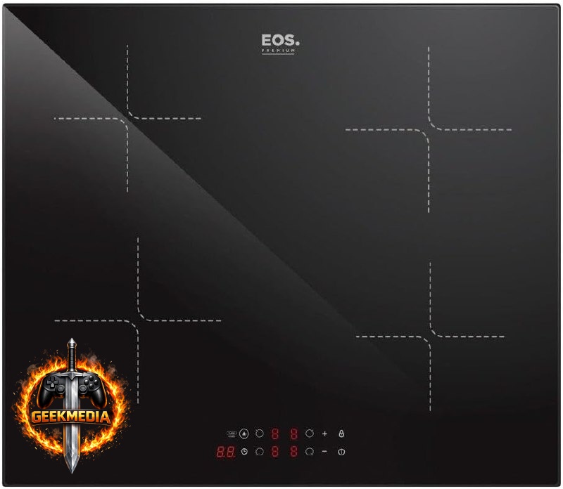 Cooktop de Indução Eos 4 Bocas 7200W - Eci04ep2