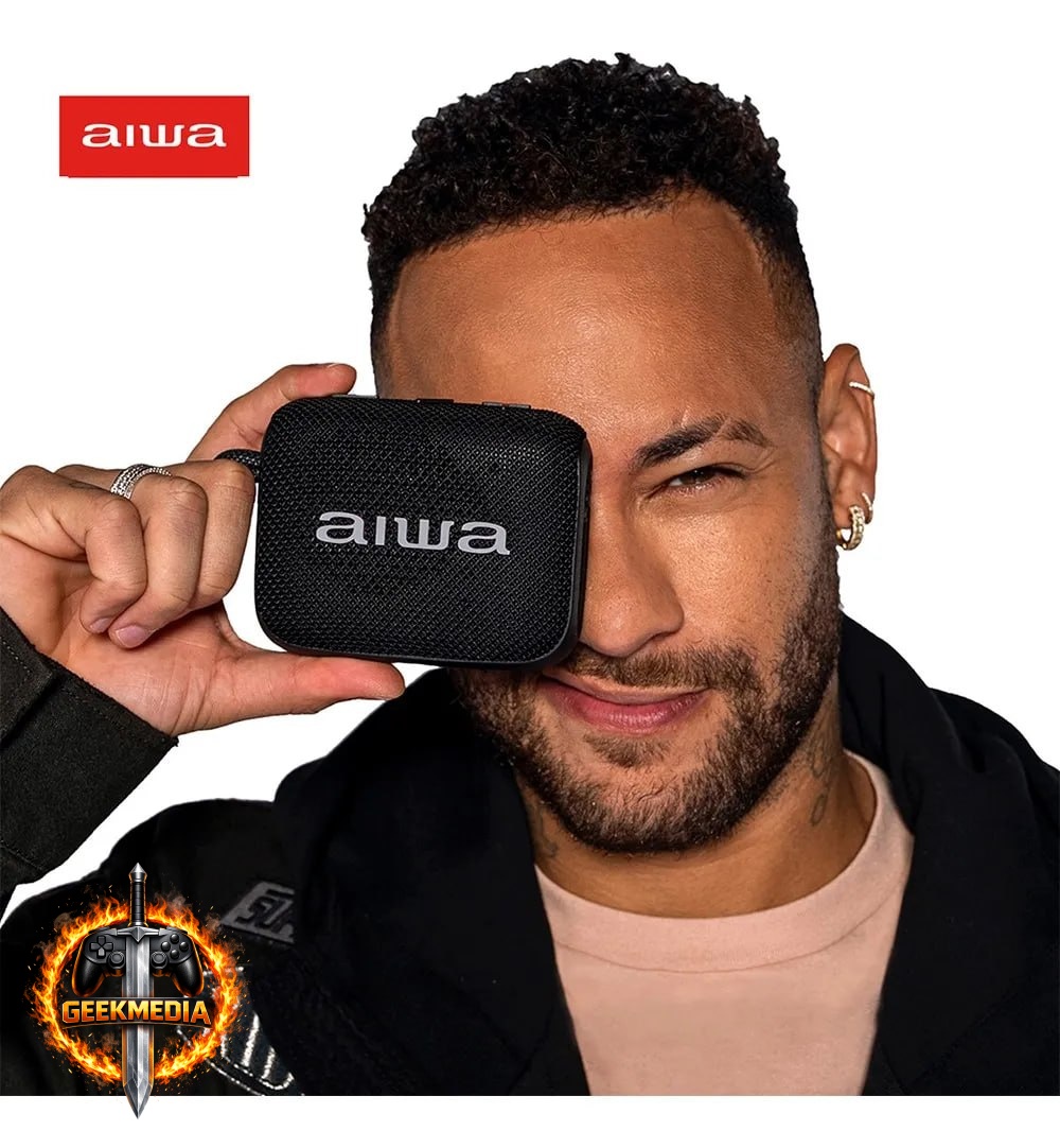Aiwa Speaker Bluetooth IPX6 - Preto - À Prova d'Água