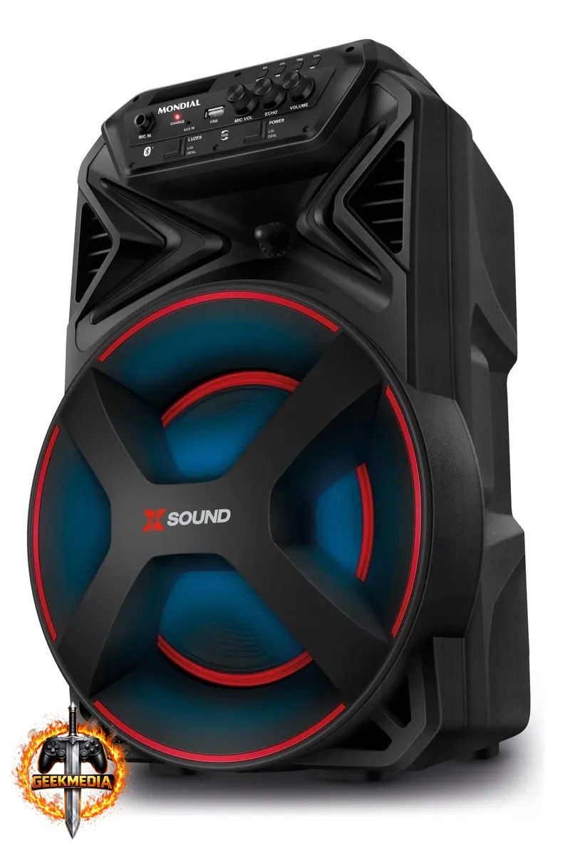 Caixa Amplificada Mondial 300W Bivolt CM-300-N