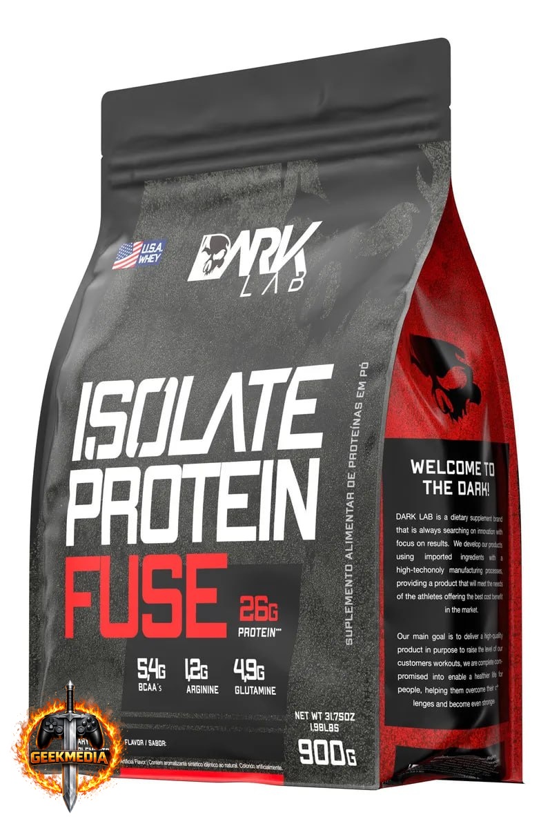 Whey Isolate Protein Fuse 900g Dark Lab Baunilha