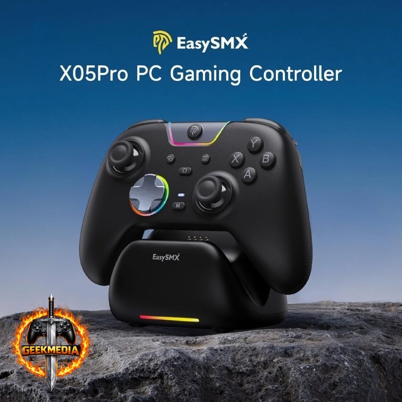 Controle Sem Fio EasySMX X05 PRO RGB