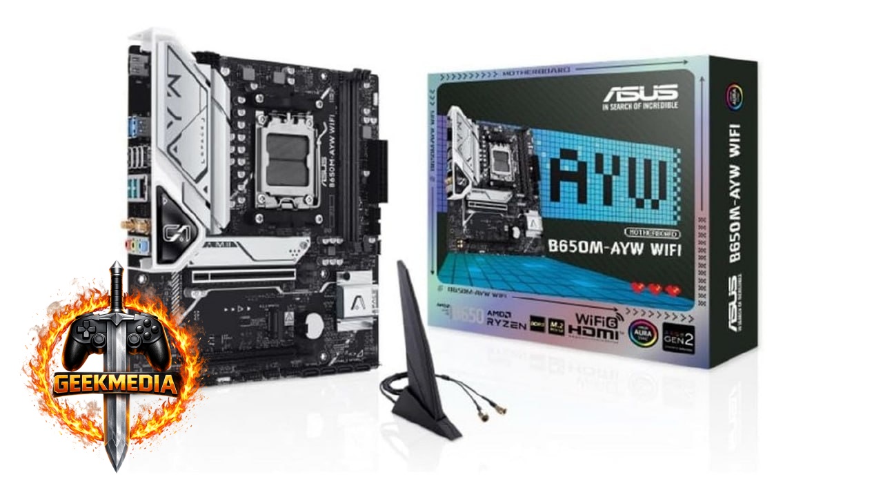 Placa-Mãe ASUS B650M-AYW WIFI mATX, AM5, DDR5