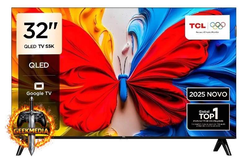 TCL Smart TV 32 Polegadas HD QLED