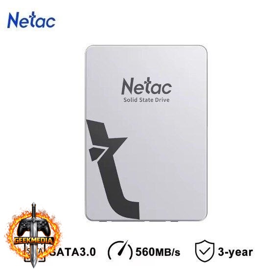 SSD Netac Sata III 512GB 550MB/s