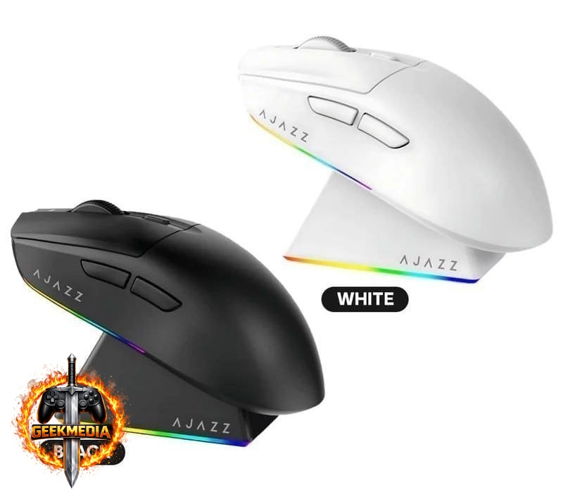Mouse Sem Fio Ajazz AJ139 V2 Series com Dock