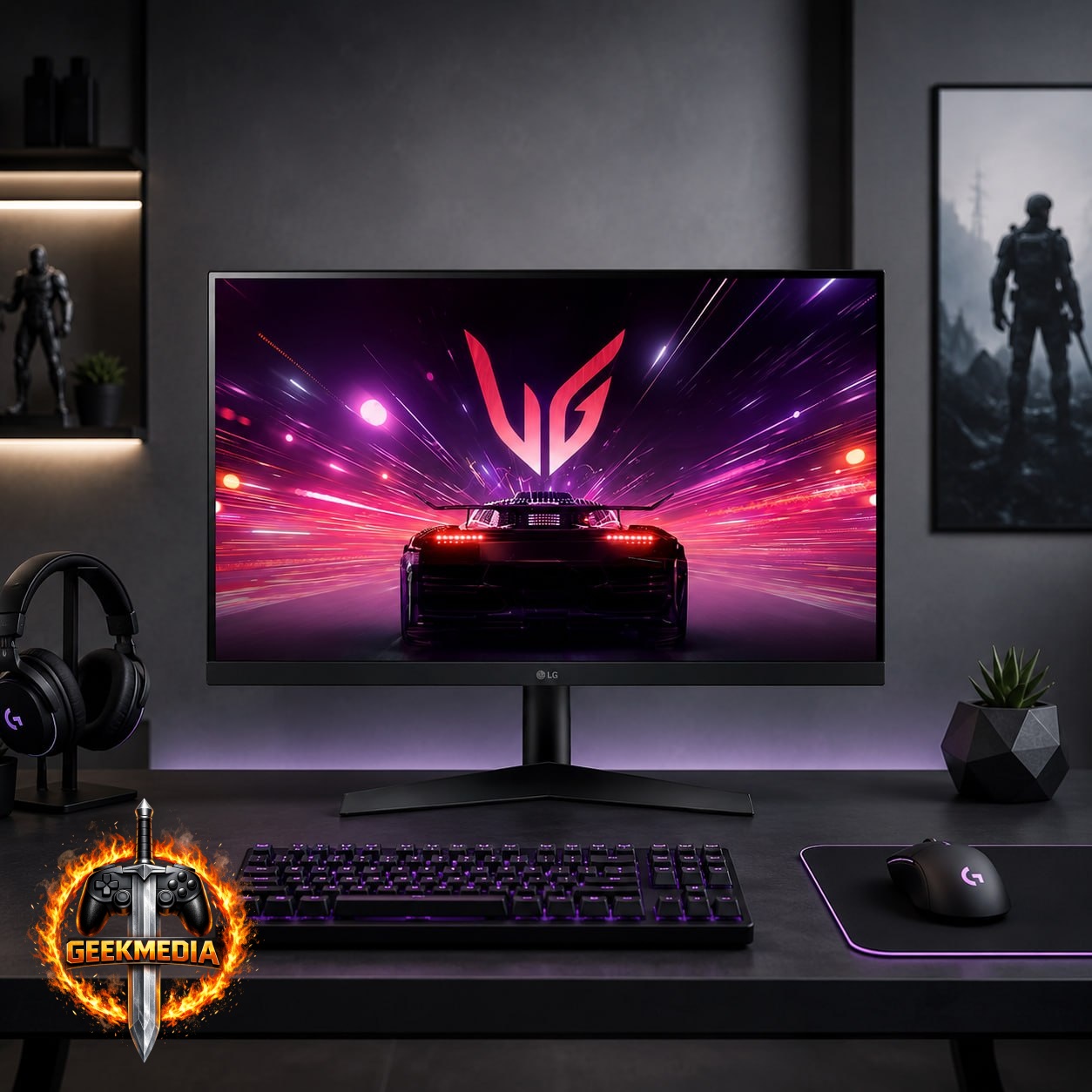 Monitor Gamer LG UltraGear 24" IPS Full HD 180Hz