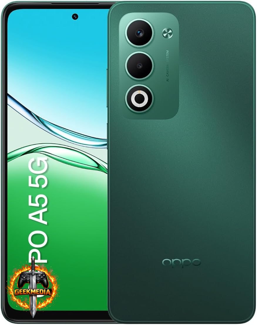 OPPO A5 5G - 256GB 8GB RAM - Câmera 50MP - Verde