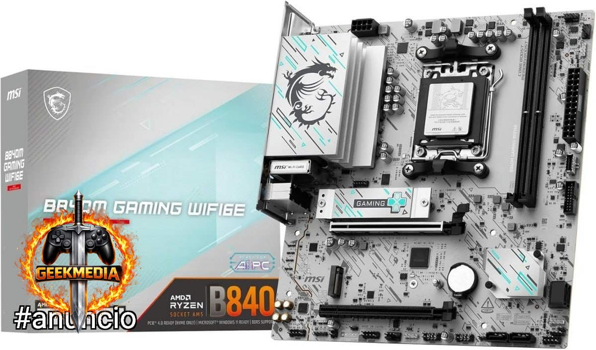 Placa Mãe MSI B840M GAMING WIFI6E