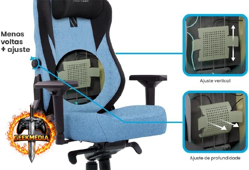 Cadeira Gamer DT3 Nero Grape