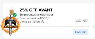 Lâmpadas AVANT com 25% de desconto