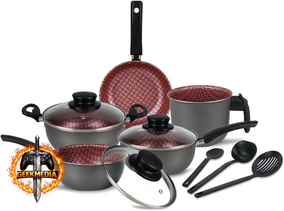 Conjunto de Panelas Dona Chefa Elegan Prime 8 Peças