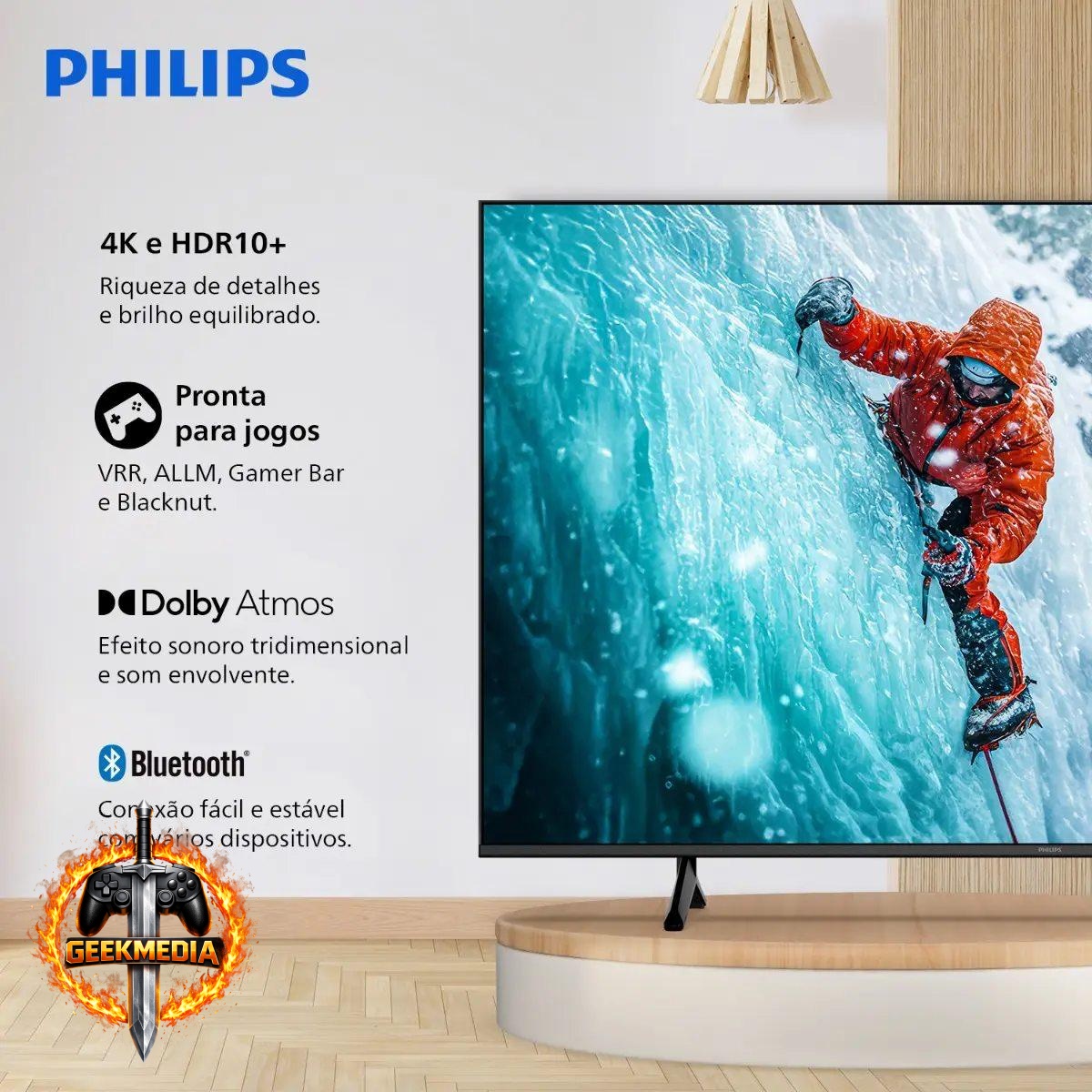 Smart TV Philips 50" 4K 50PUG7300